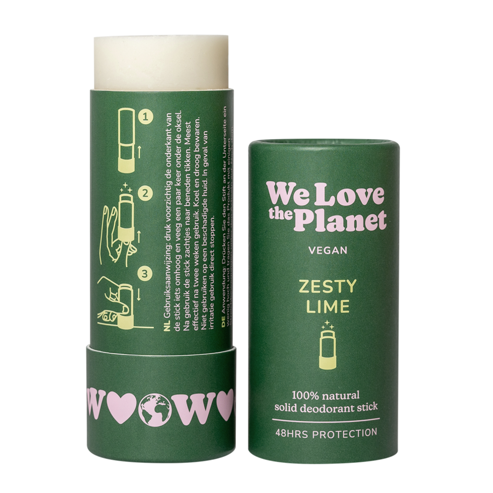 We love the planet - Vegan Deo Stick - Zesty Lime