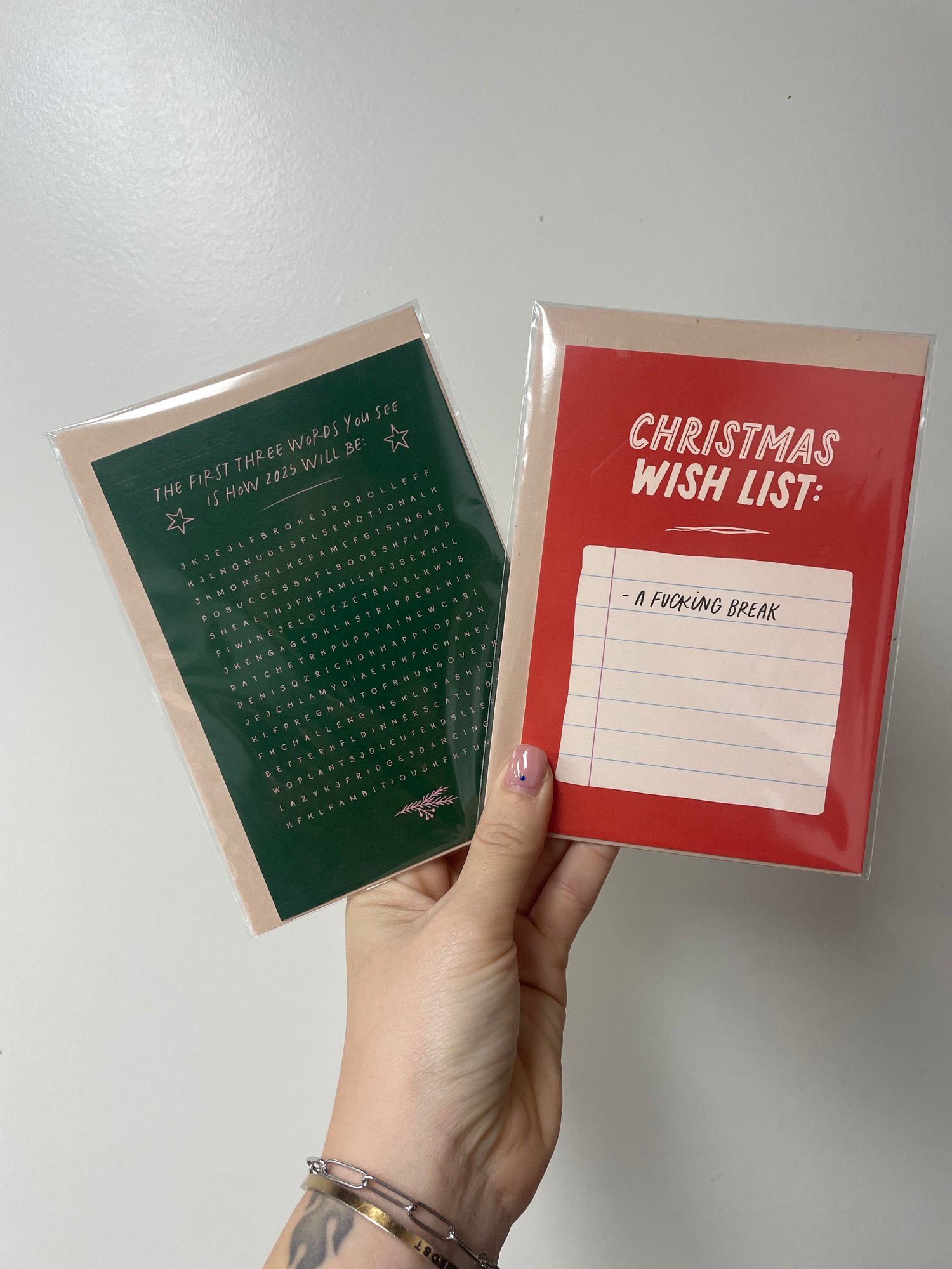 Wenskaart ~ Kerst & nieuw