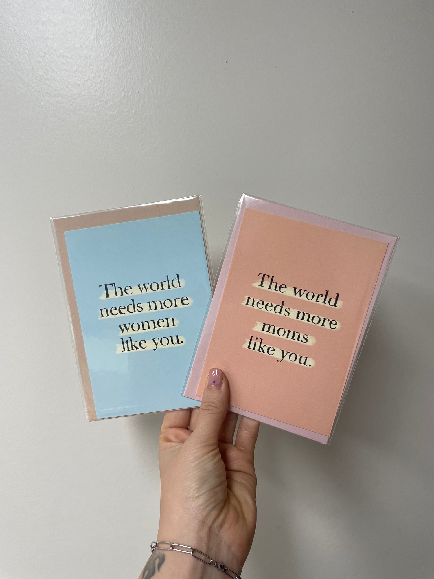 Wenskaart ~ Voor de mama's