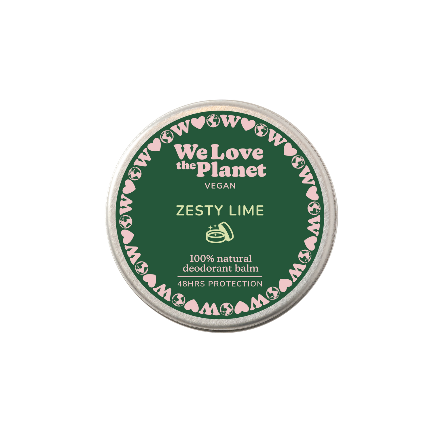 We love the planet - Vegan Deo Zesty Lime